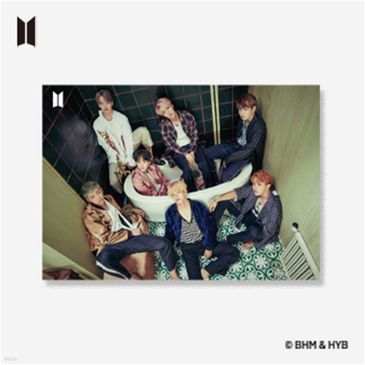 

[BTS - WINGS] Lenticular Postcard [group ver.]