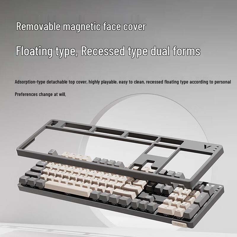 Rapoo V500PRO Upgrade 104-Key Wired Backlit Mechanical Gaming Keyboard