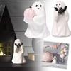 Charming Resin Pumpkin Bat Ghost Decoration For Festive Halloween Table Centerpiece