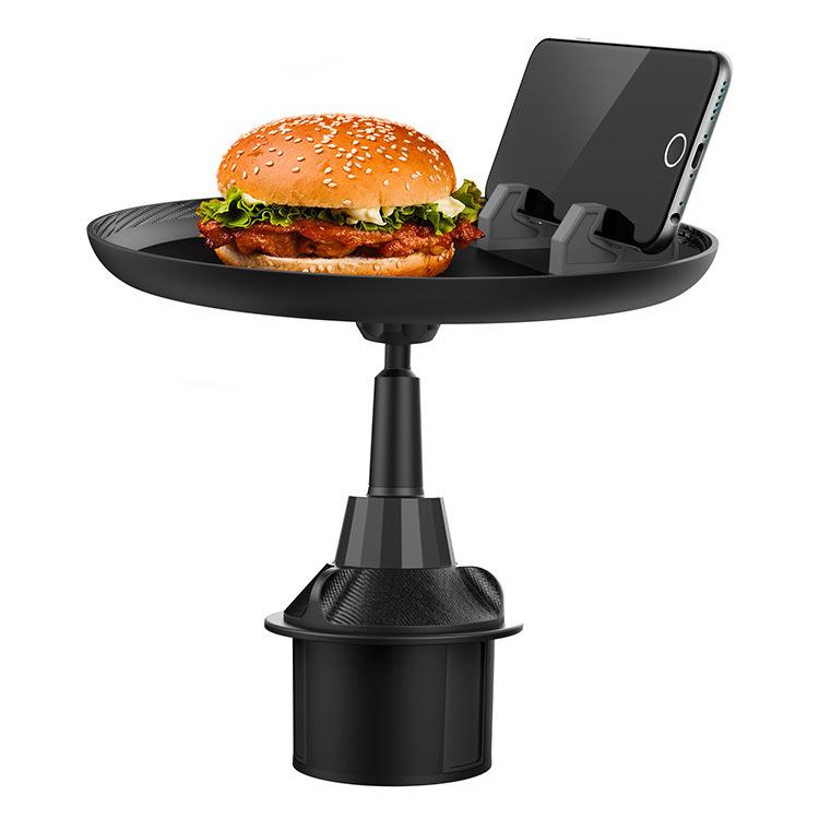 

Car Food Holder Tray 360° Swivel Car Tray Table Car Mobile Phone Mount Drink Holder Food Tray Table Organized Car Accesssories