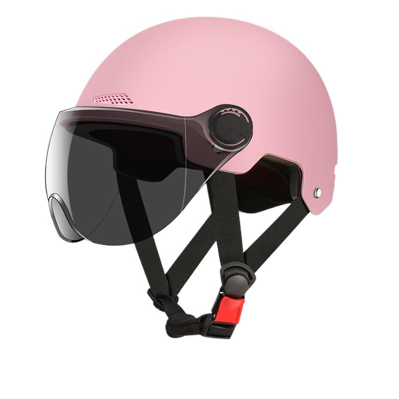Helmet Electric Vehicle Women and Men Motorcycle Battery Car Half Helmet Summer Sun Protection Full Helmet Wholesale Riding Breathable and Lightweight