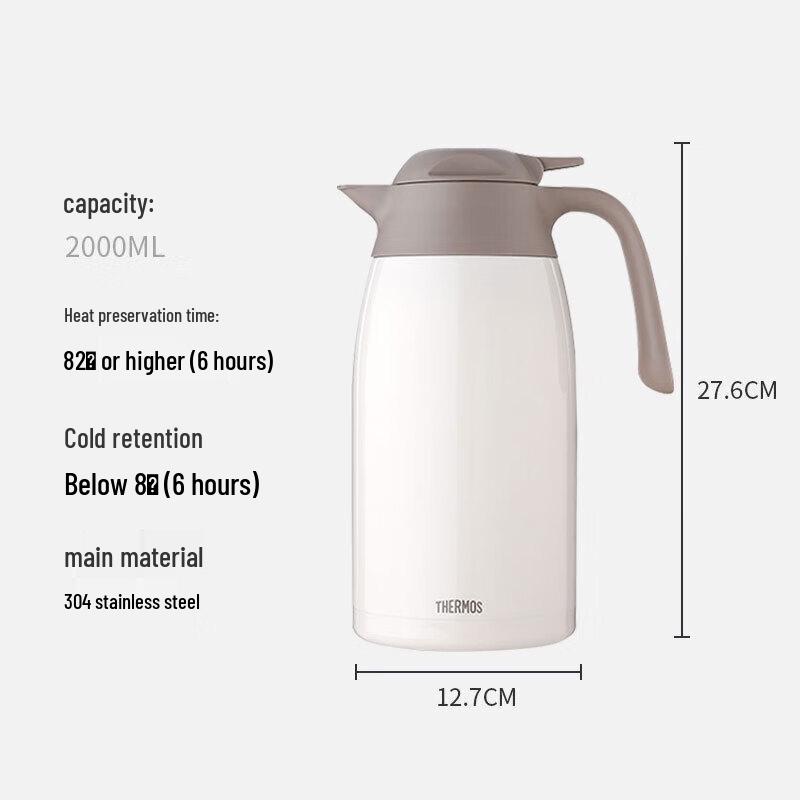 THERMOS THX-2000 2L Stainless Steel Vacuum Flask