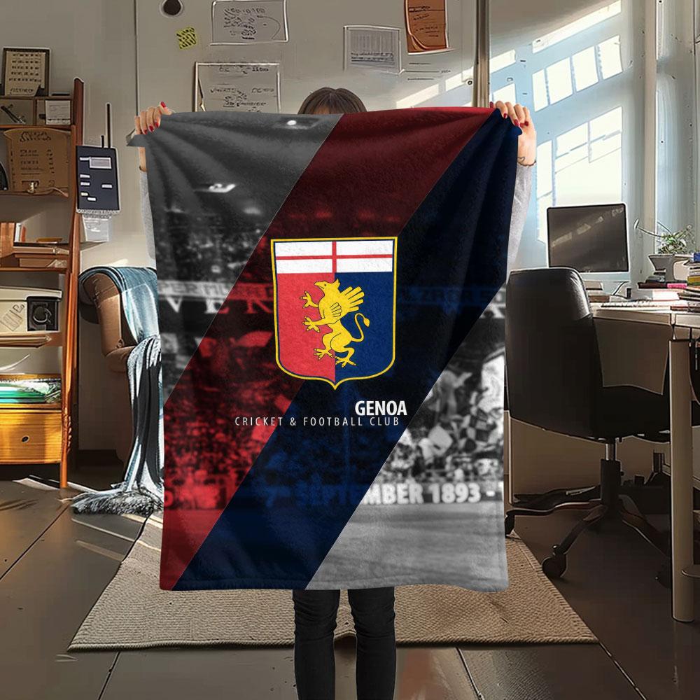 Genoa C.F.C Decke, Hohe Qualität, Bequem für alle Jahreszeiten, Heimdekoration, Wärme und Komfort