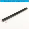 5pcs 2.54mm Pitch 1x40 2x40 40 80 Pin Female Male Hole Round Header Strip Connector Straight Single Double Row Tin Gold Plated