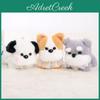 Plüschhund-Schlüsselanhänger mit Perlenkette für Mädchen, Geschenk und Taschendekoration