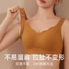 High-end Pregnant Women Postpartum Open Buckle Breastfeeding Seamless Bra Thin Large Breasts Gather Anti-sagging Breastfeeding Underwear Women