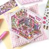 1Set Cartoon 3D Landscape Stickers Pocket Cabin Scene Stacking Pasting Stickers Diy Decoration Stickers Festival Birthday Gifts