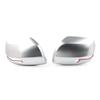 ABS Matte Silver Rearview Mirror Cover for 12-20 Toyota Land Cruiser