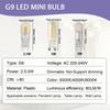 50PCS G9 LED Lamp 2W 3W 4W 220V 240V E14 Led Corn Bulb SMD 2835 LED G9 Light Replace 40W Halogen Lamp Light for Home Useful