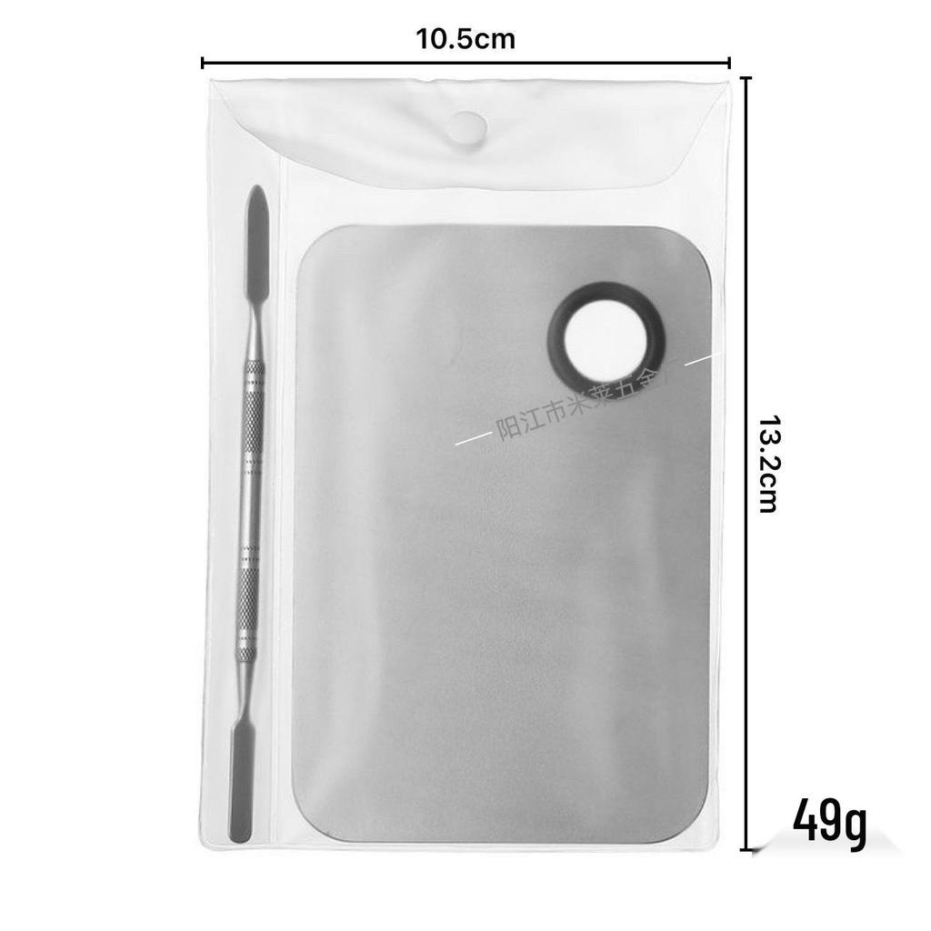 Beauty Mixing Palette Set: Stainless Steel Makeup & Nail Art Tool