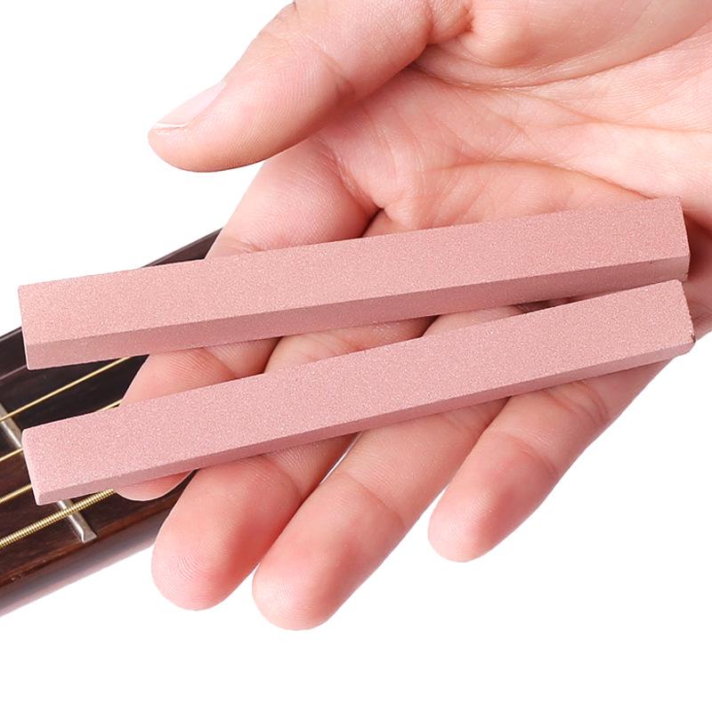 Guitar Nut and Fret Polishing Tools - Red Polishing Stick and Stone