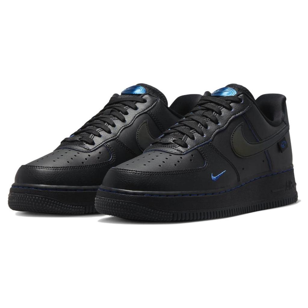 New Nike Air Force 1 Low '07 Lx 'Worldwide Pack Black Game Royal' Women's FB1840-001