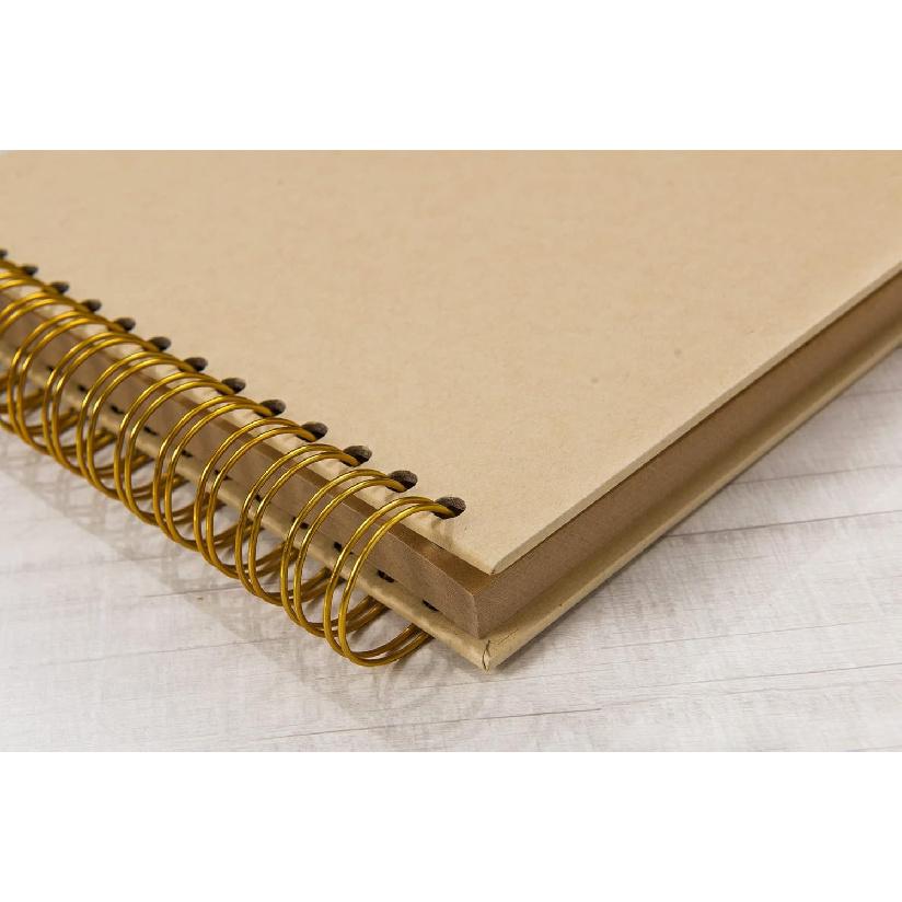 Potricher 12.2 X 8.5 Inch Large DIY Scrapbook Photo Album 80 Pages Thick Kraft Paper Scrap Book Albums for Wedding Anniversary Family and Baby