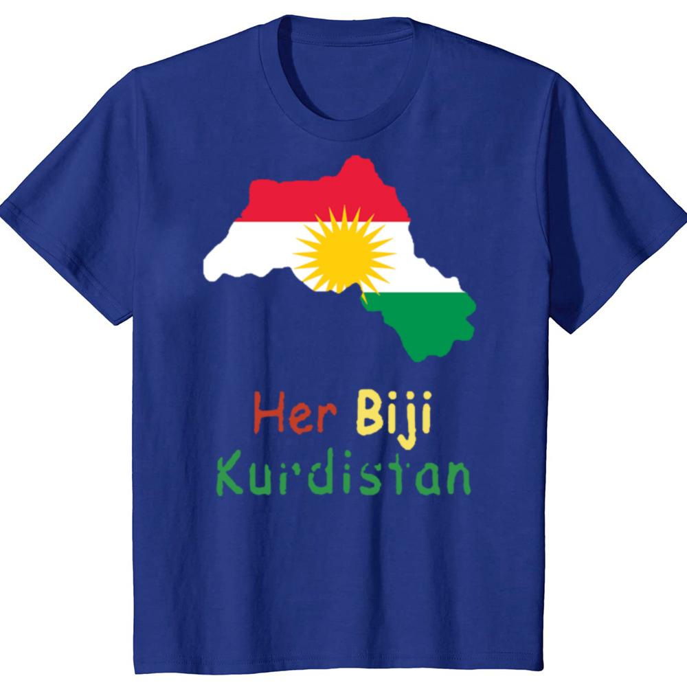 Funny Kurdistan Kurdish Graphic T Shirts Men Women Pure Cotton Funny Humor Streetwear Tee Shirt Short Sleeve Unisex Clothing