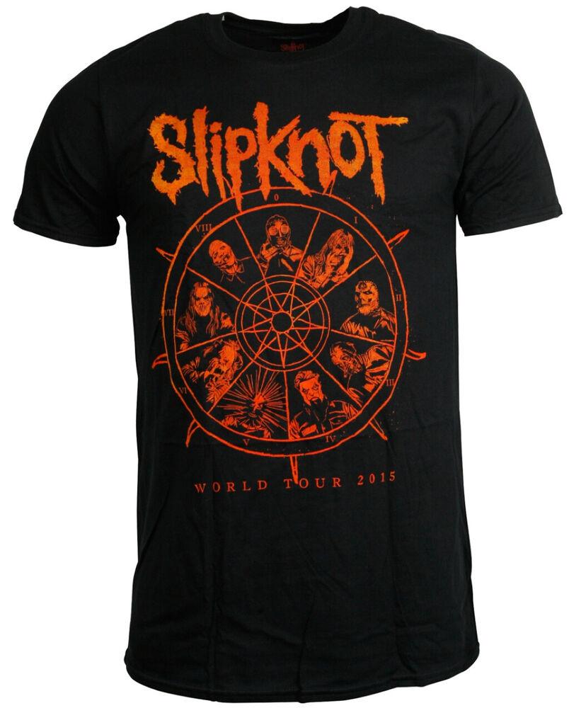 

Черная футболка унисекс Slipknot The Wheel