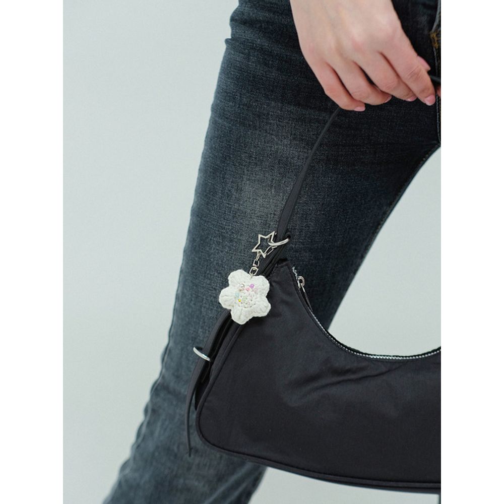 Oooho Lucky Star Nyckelring version 1 - Vit