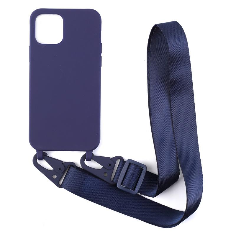 

Fashion - forward Phone Shells with Secure Lanyard Design 1，2，3，4，5，6 фіолетовий