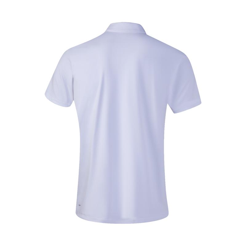 Li Ning Polo Shirts Men's White Polo Collar Thin APLW517-1