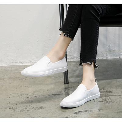 Top Layer Cowhide Loafers Women  Spring and Summer New Casual All-match Korean Version Lazy Shoes Women's Genuine Leather Small White Shoes