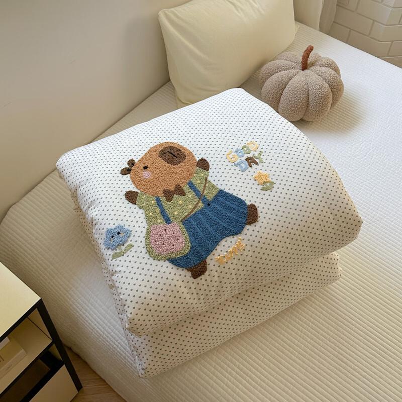 

Бренди Кирби Любовь Полотенце Вышитое Всесезонное Одеяло Мать-Ребенок