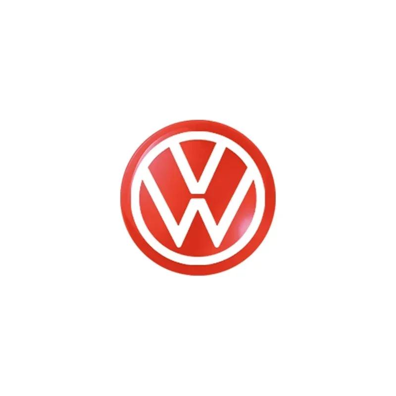 W128W127Car Key Sticker Auto Control Keychain Badge Accessories For Volkswagen Tiguan Bora POLO PASSAT CC Touran GOLF Jetta Arteon