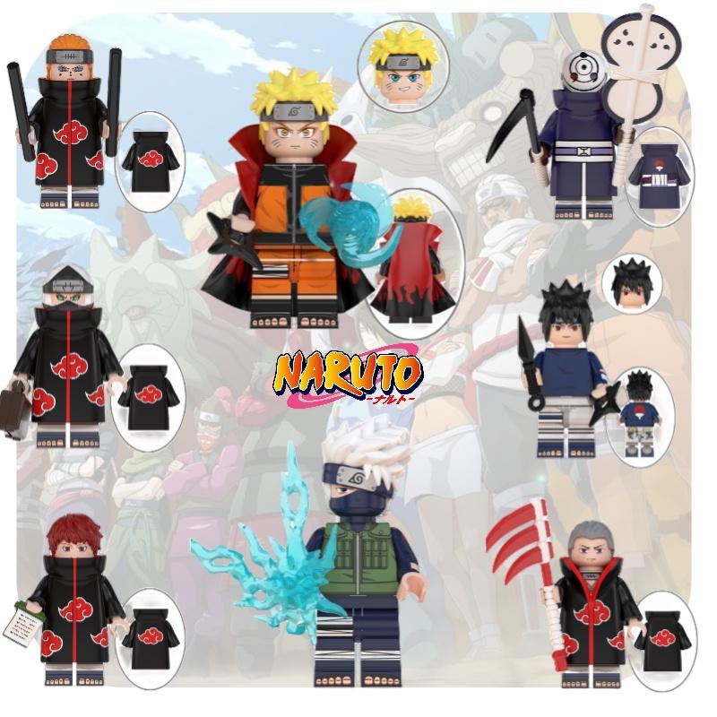 Wm6105 Naruto Series Uchiha Itachi Mini Figure Model Assembly Building Toy