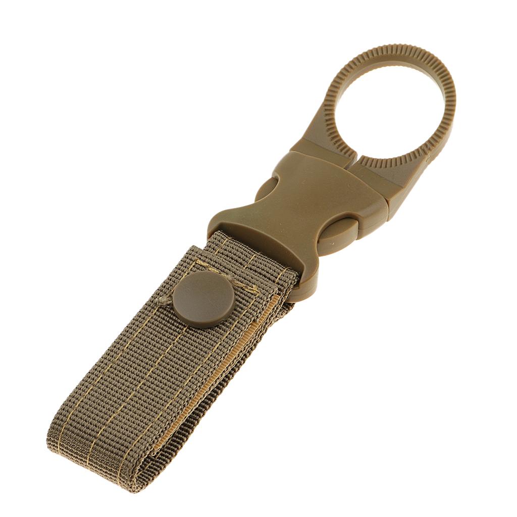 Webbing Buckle Keychain Water Bottle Holder Strap Carabiner Multi-function Hook Outdoor Camping Tool