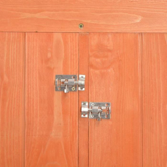 VidaXL Abri de jardin 71 x 60 x 213 cm Bois