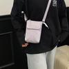 Women's Nylon Canvas Crossbody Handbag - Mini & Lightweight for Autumn/Winter