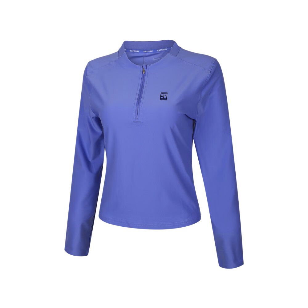

Nike Sports Casual Half-Zip Long Sleeve T-Shirt Women tops FZ6738-570 M
