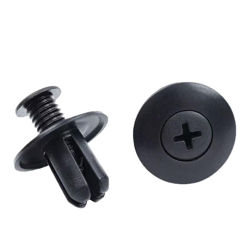 8mm Universal Snap Fastener Plastic Car Clip for Fender and Mudguard Liner Expansion