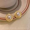 2025 New French Pearl High-End Luxury Earrings for Women - Unique Niche Design, Hot-Selling Studs