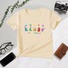 Women Short Sleeve Summer Colorful Letter Print LGBT Equality Fashion Casual Tops Y2k Streetwear
