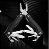 Attrezzatura da campeggio Sopravvivenza all'aperto Acciaio inossidabile 9 in 1 Pinza Multi-tool Portatile Accessori da campeggio Portatile