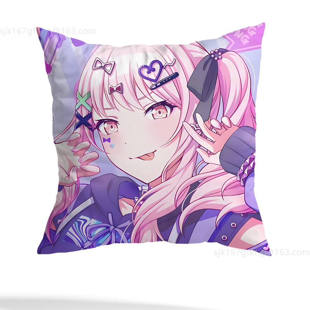 A-Akiyama M-Mizuki pillowcase casual style decoration, suitable for home decoration (excluding pillow core)