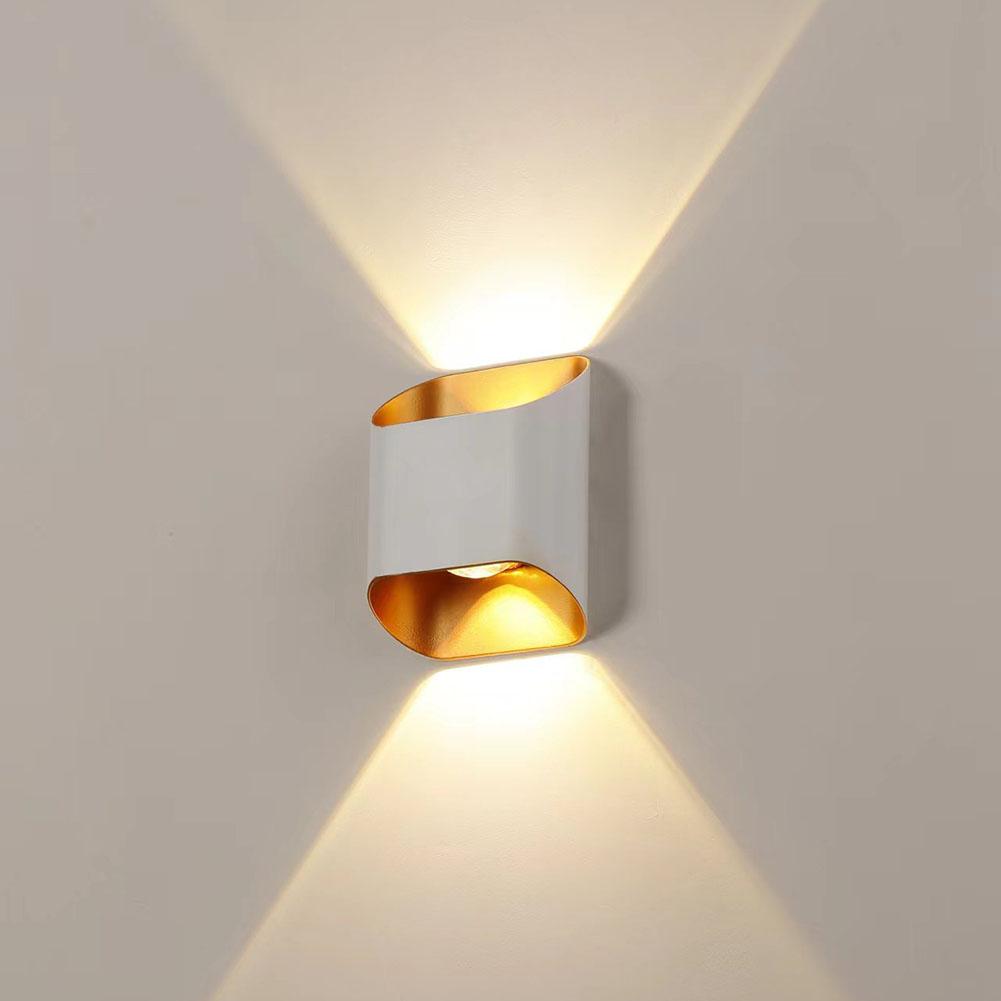 IP65 LED Wall Lamp Outdoor Waterproof Up and Down Wall Light Aluminum AC86-265 Indoor Bedroom Living Room Stairs Wall Lights