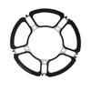 Lp Litepro Five Hole Petal Crankset 130BCD Folding Bicycle Crankset 56T Bike Single Crankset Tooth PlateBlack
