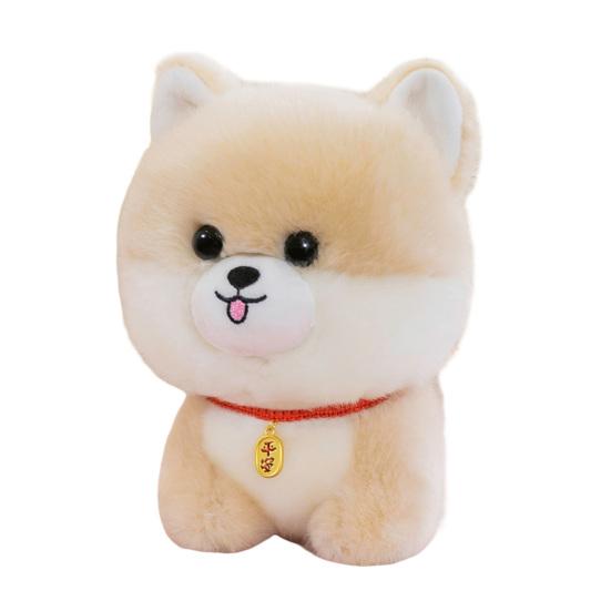 

20 см плюшевая игрушка для щенков, мягкий плюш, йоркширский терьер, щенок-компаньон, детская мягкая игрушка-кукла B