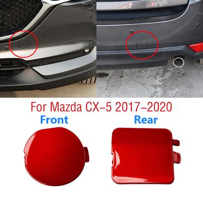 For Mazda CX5 CX-5 KF II 2017 2018   Car Front Rear Bumper Tow Hook Cover Cap Trailer Hauling Eye Cover