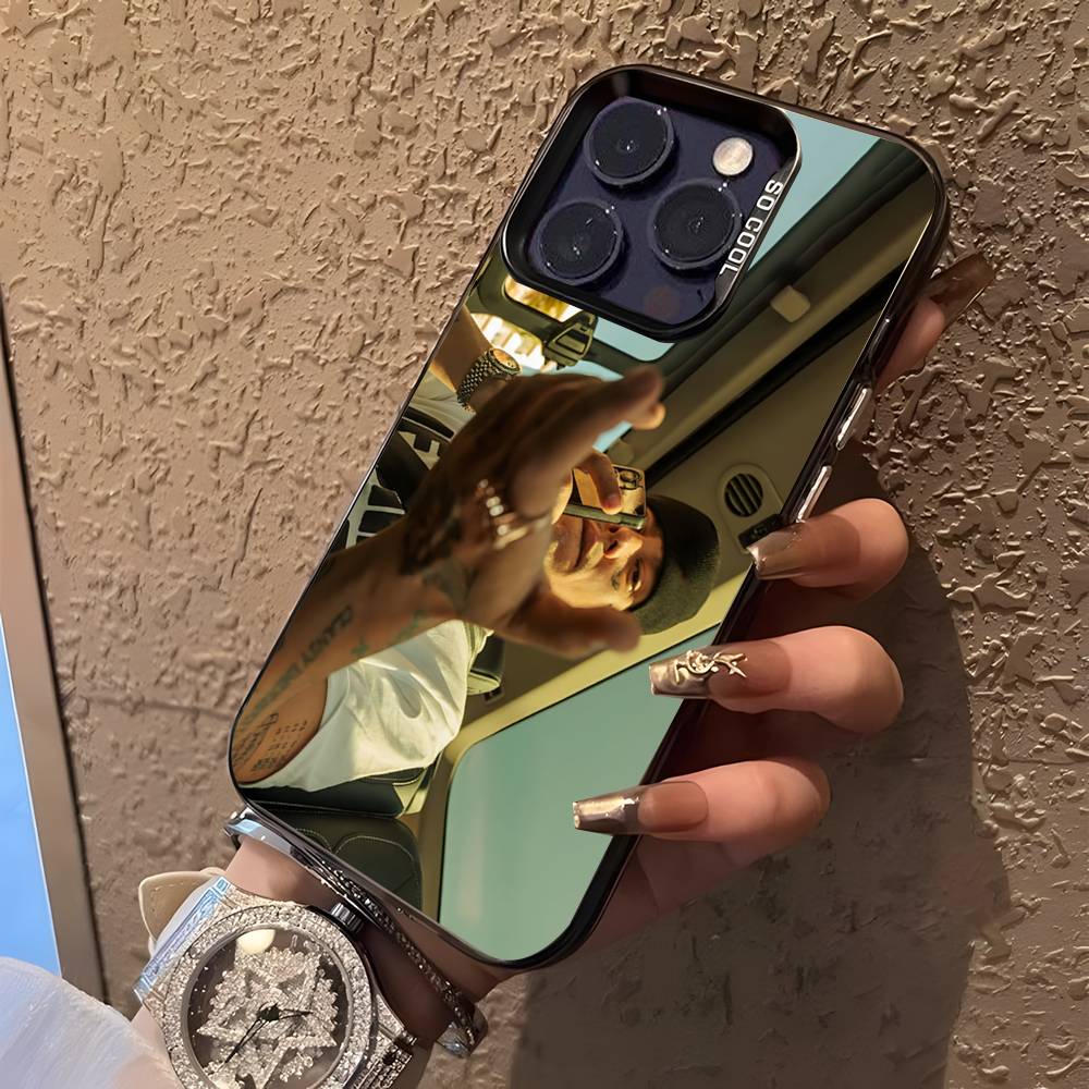 

Rapper AMERI D-DUKI For iPhone 17,16,15,14,13,12,11,Mini,Pro,E,SE4,XS,MAX Black Candy Matte Cover iPhone17Promax