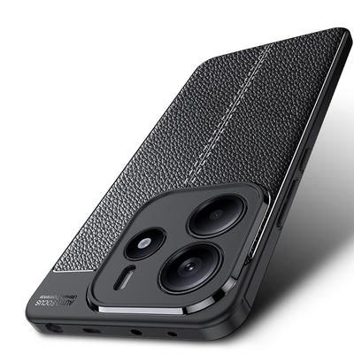 For Redmi Note 14 4G Case Cover Xiaomi Redmi Note 14 4G Capas Shockproof Bumper Back TPU Soft Leather Fundas Redmi Note 14 4G