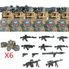 Militär Spezialkräfte Serie Bausteine Stadt Polizei Kommando SWAT Armee Soldat Figur Gasmaske Waffen Steine Spielzeug