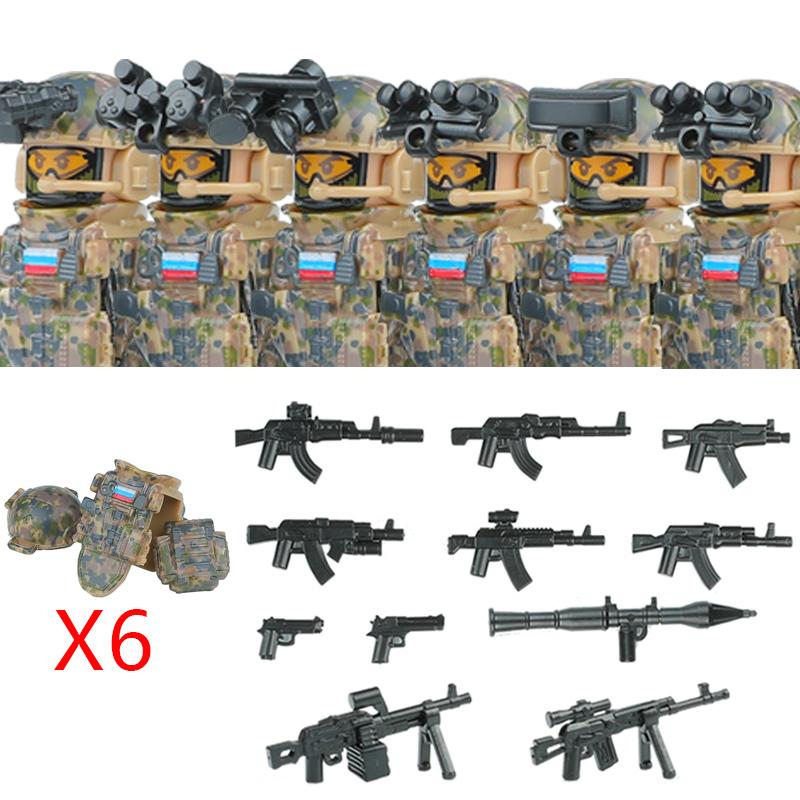 Militär Spezialkräfte Serie Bausteine Stadt Polizei Kommando SWAT Armee Soldat Figur Gasmaske Waffen Steine Spielzeug