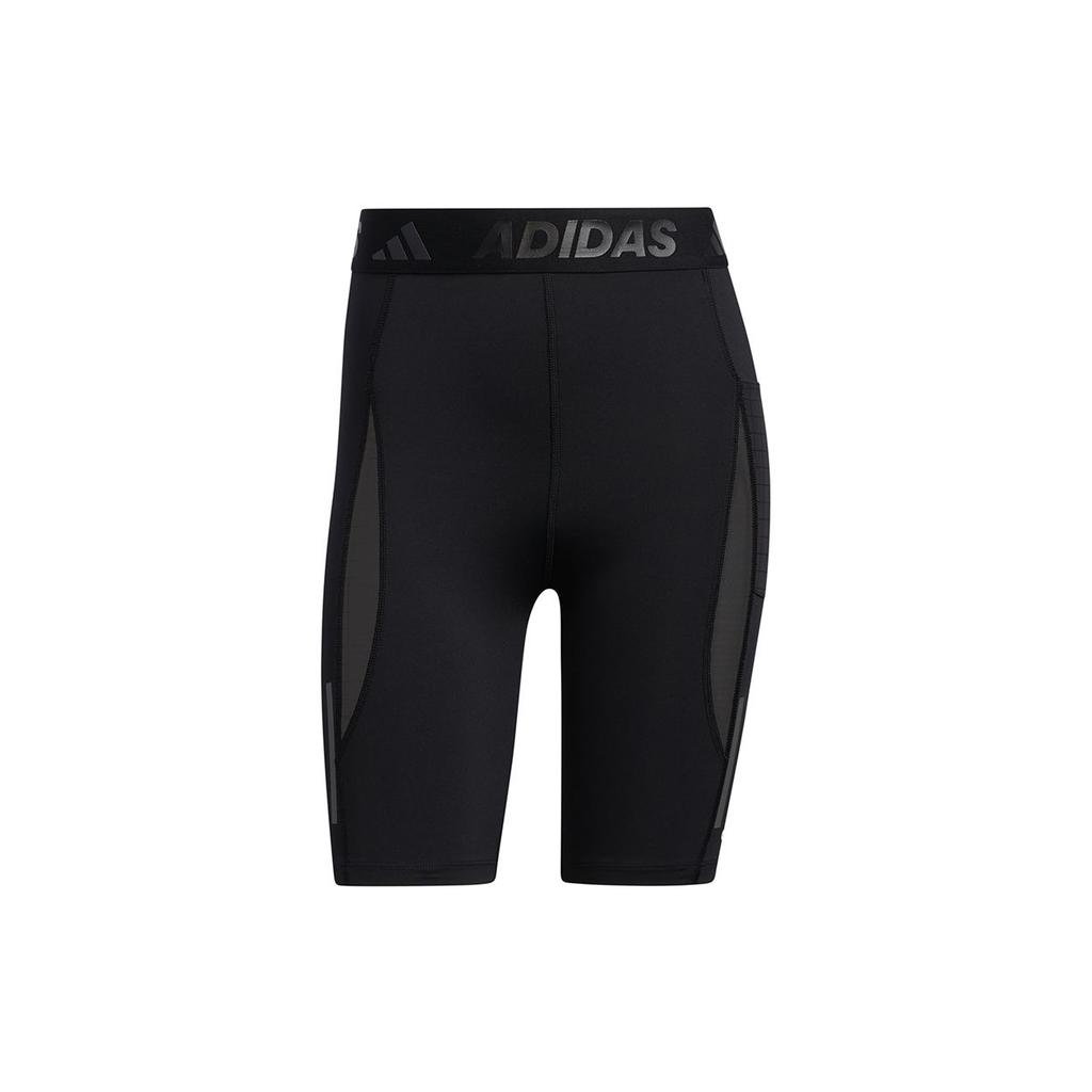 Adidas Mesh Fitted Sports Shorts Women Shorts Black GR8241