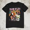 NOUVEAU T-shirt Rap Ashanti Manches Courtes Noir Toutes Tailles T-shirt Unisexe
