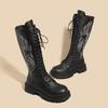 Fashion 2025 Fall/Winter New Inside Heightened High Boots Women's Knee-Free Platform High Boots