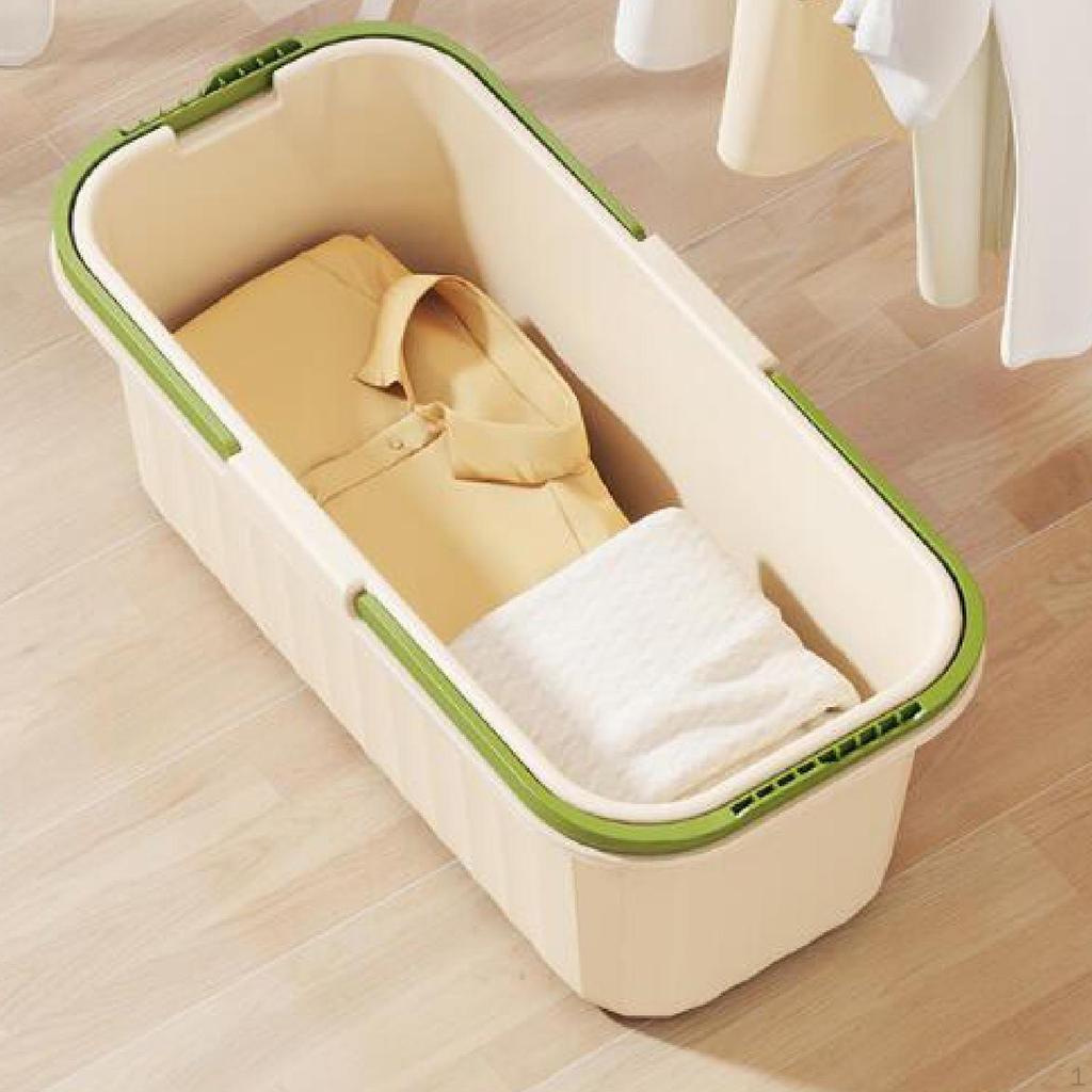 Cleaning Bucket Car Washing Tub Lightweight Multifunctional Water Pot Pail Storage Bin for Beach