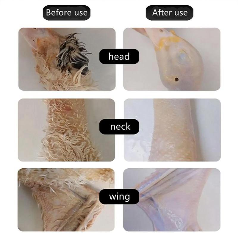 Electric Handheld Poultry Plucking Machine De-feather Remover For Chicken Duck Goose Feather Charging Hair Removal Machine Tool