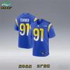 Custom NFL Rams Jersey Men Women Sports Fan Apparel Embroidered Football Shirt Basketball Training Gym Wear