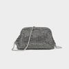 Clear Water Diamond Bag, Women'S Dinner Bag, Full Of Diamonds, Hand Clamp, Underarm Bag, Diamond-Encrusted Single Shoulder Flash Diamond Oblique Span